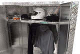 Garage Storage Closet - 6 Foot - Diamond Plate Aluminum