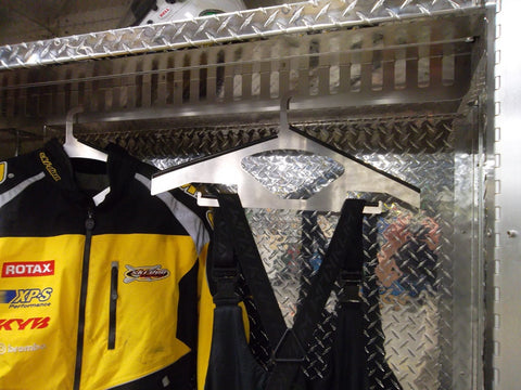 Garage Storage Closet - 6 Foot - Diamond Plate Aluminum