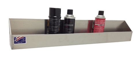 Garage Aerosol Shelf - Aluminum