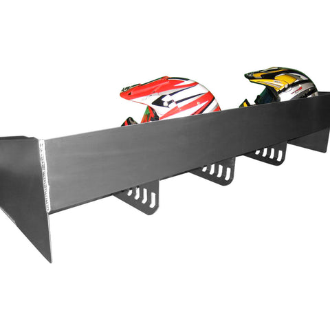 Garage Helmet Shelf - Aluminum