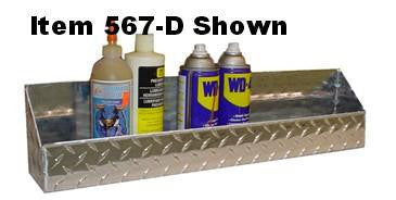 Garage Aerosol Shelf - Aluminum