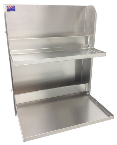 Garage Work Station - 2 Tray - Aluminum