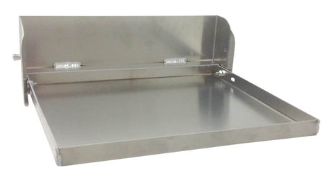 Flip Down Work Tray - Garage Storage - Aluminum