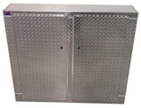 Garage Cabinet - 4 foot - Narrow - Diamond Plate Aluminum