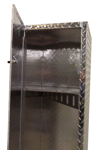 Garage Locker - Diamond Plate Aluminum