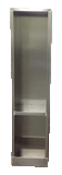 Upright Garage Cabinet - Aluminum - Locker