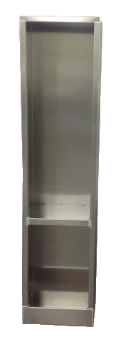 Upright Garage Cabinet - Aluminum - Locker