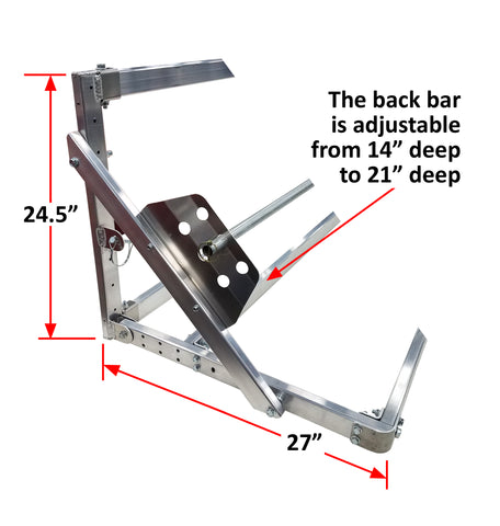 Tire Rack - Deluxe - Flip Up - 4', 5', 7', 9', 12' or 14'