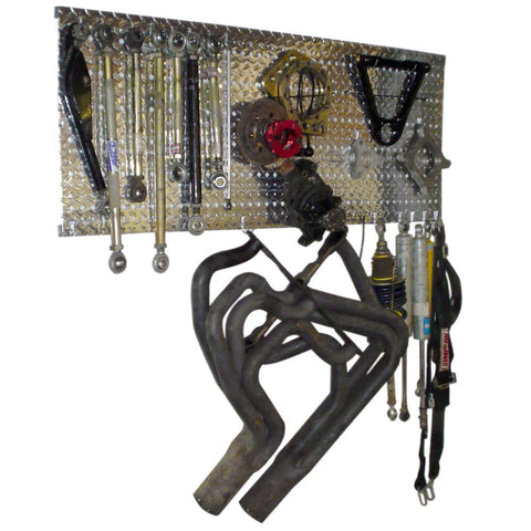 Diamond Plate Aluminum Pegboard - Garage Storage