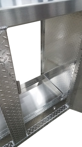 Garage Cabinet - 6 Foot - Diamond Plate Aluminum