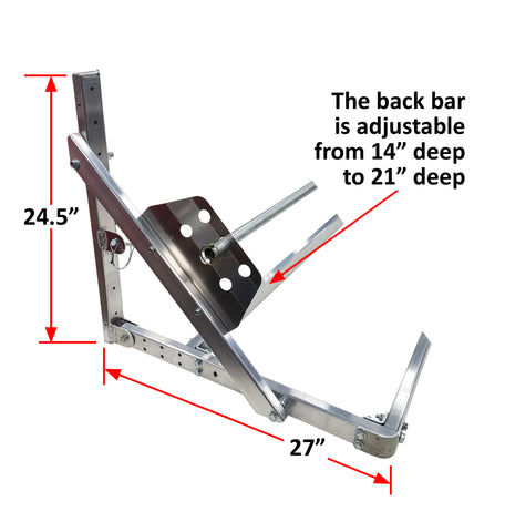 Tire Rack - Flip Up - 4', 5' or 8'
