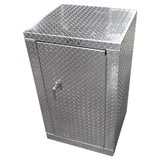 Garage Cabinet - 2 foot - Deluxe - Diamond Plate Aluminum