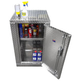 Garage Cabinet - 2 foot - Deluxe - Diamond Plate Aluminum