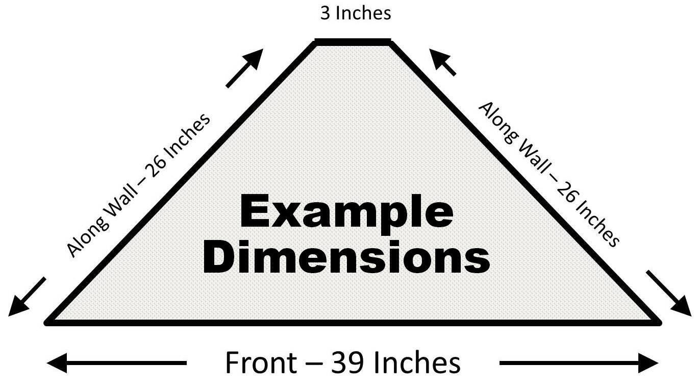 Corner SHelf Dimension Example