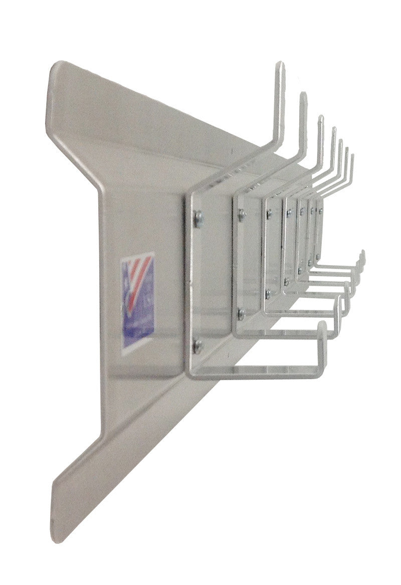 Coat and Hat Rack - Aluminum - Garage Storage