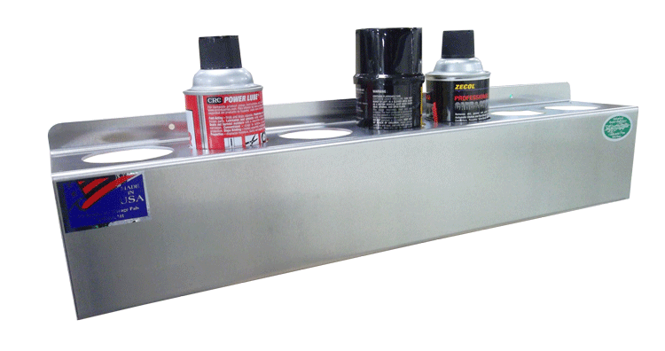 Garage Aerosol Caddy - Aluminum
