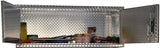 Overhead Garage Cabinet - 4 Foot - Deluxe - Diamond Plate Aluminum