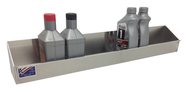 Garage Oil Shelf - Aluminum