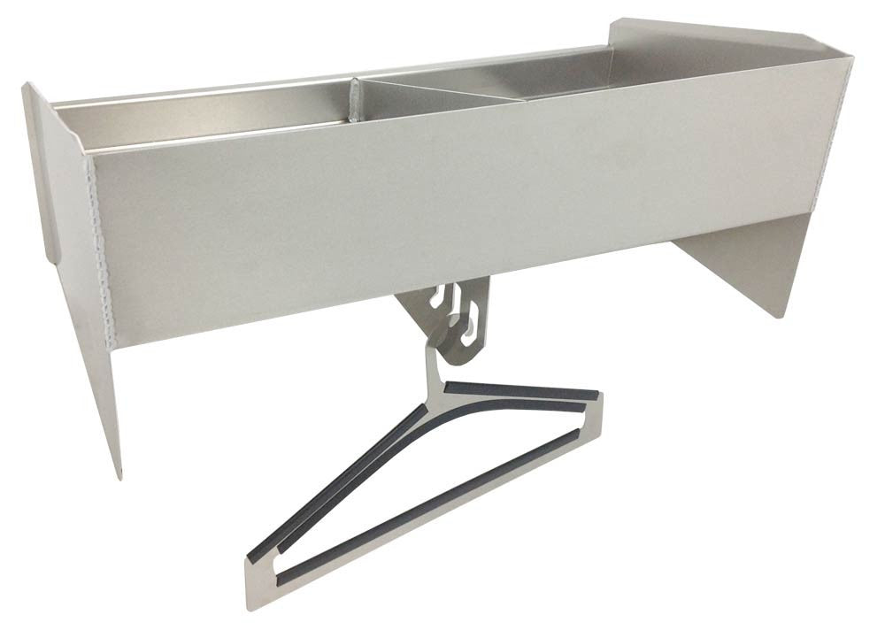 Garage Helmet Shelf - Aluminum