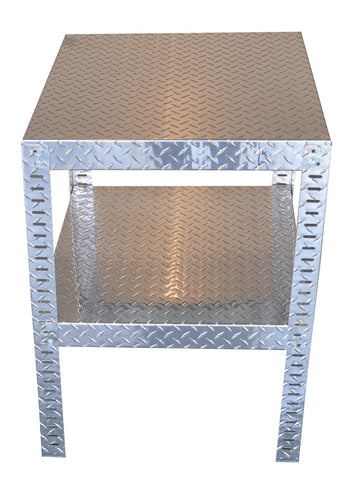 Garage Work Table - Diamond Plate Aluminum - Work Bench
