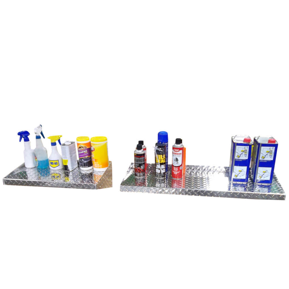 Diamond Plate Shelf - (12" to 23") Choose your Length