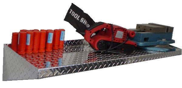 Diamond Plate Shelf - (72" to 83") Choose your Length