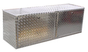 Overhead Garage Cabinet - 4 Foot - Diamond Plate Aluminum