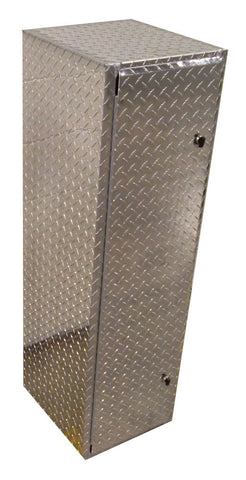 Garage Locker - Diamond Plate Aluminum