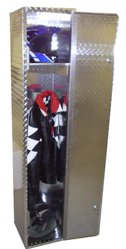 Garage Locker - Diamond Plate Aluminum
