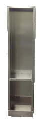 Upright Garage Cabinet - Aluminum - Locker