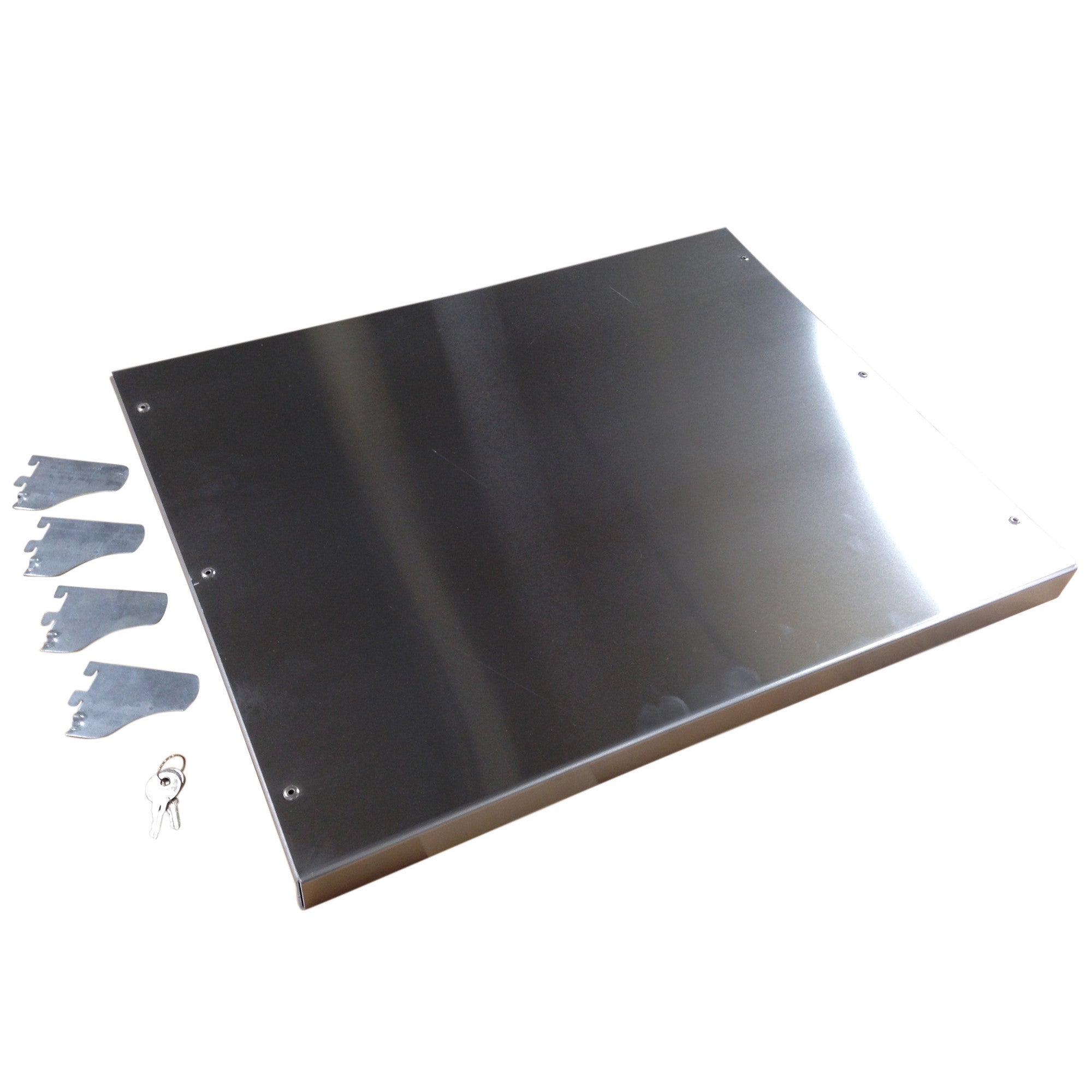 Rolling Garage Workbench - Storage Cabinet - 4 Ft - Diamond Plate Aluminum