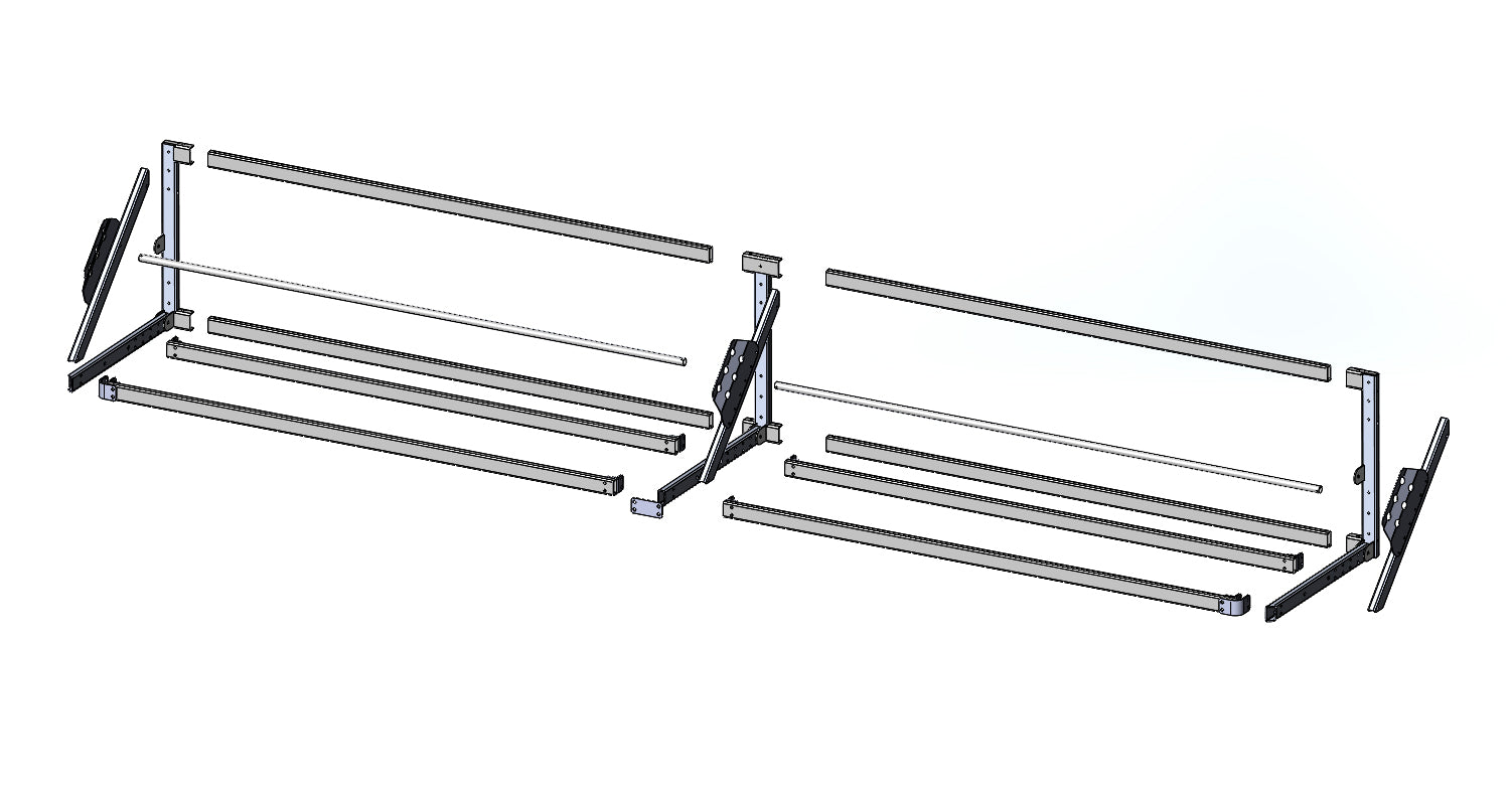 Tire Rack - Deluxe - Flip Up - 4', 5', 7', 9', 12' or 14'